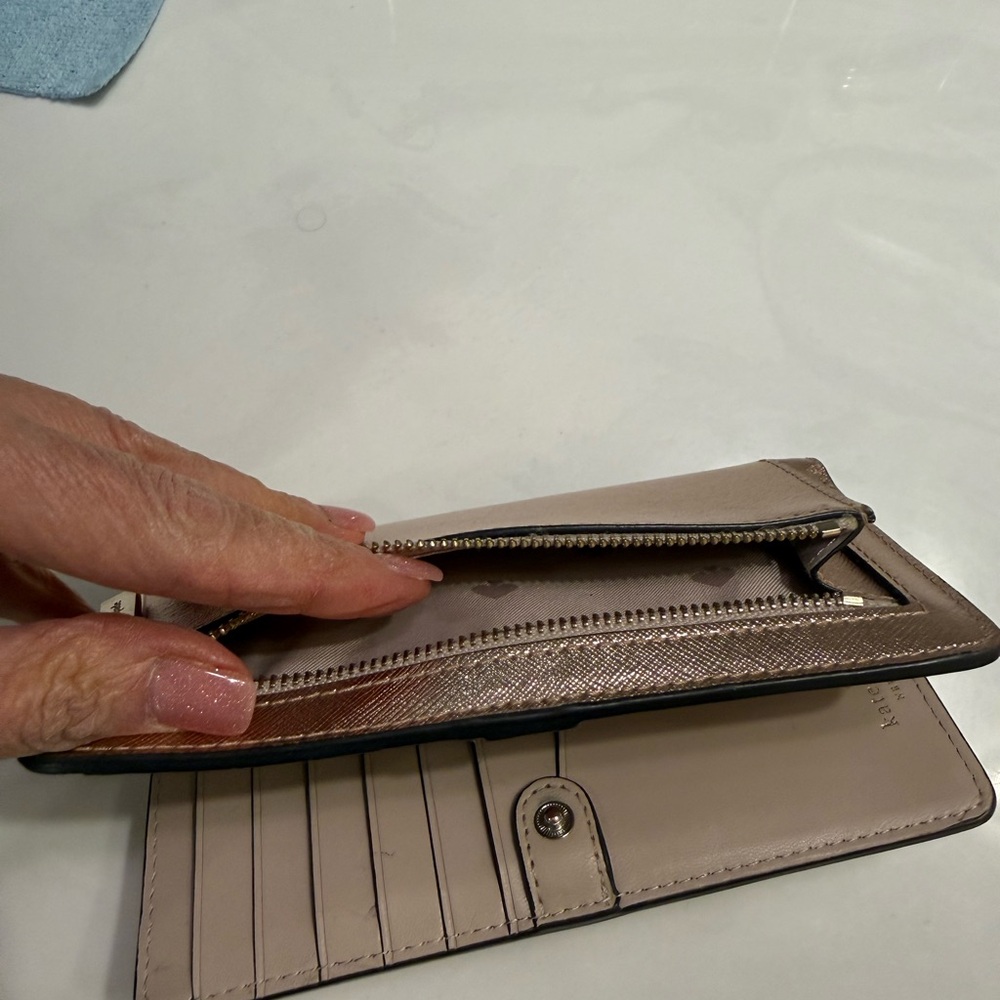 Kate Spade Rose Gold Wallet - Picture 3 of 4